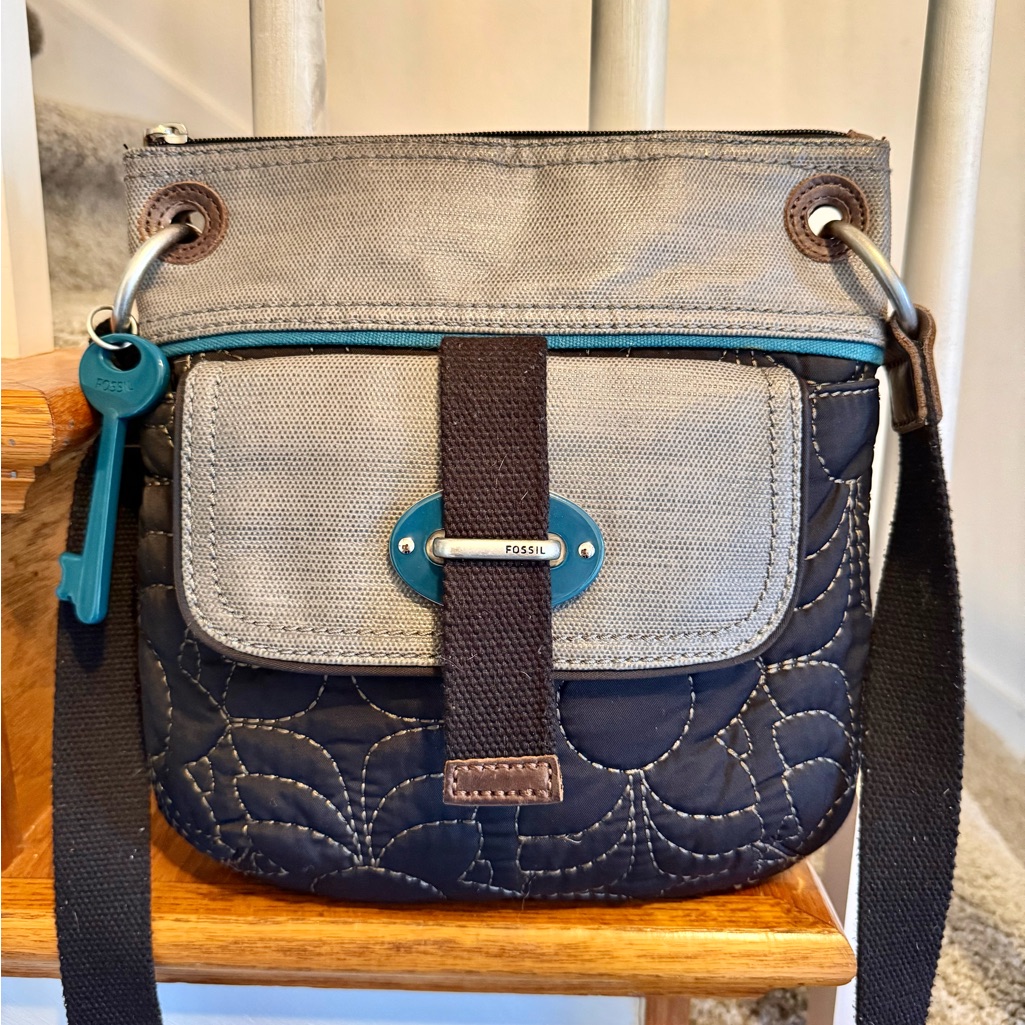 Free Fossil Bag With A $500 Purchase Quilted Crossbody Bag In Great Condition.